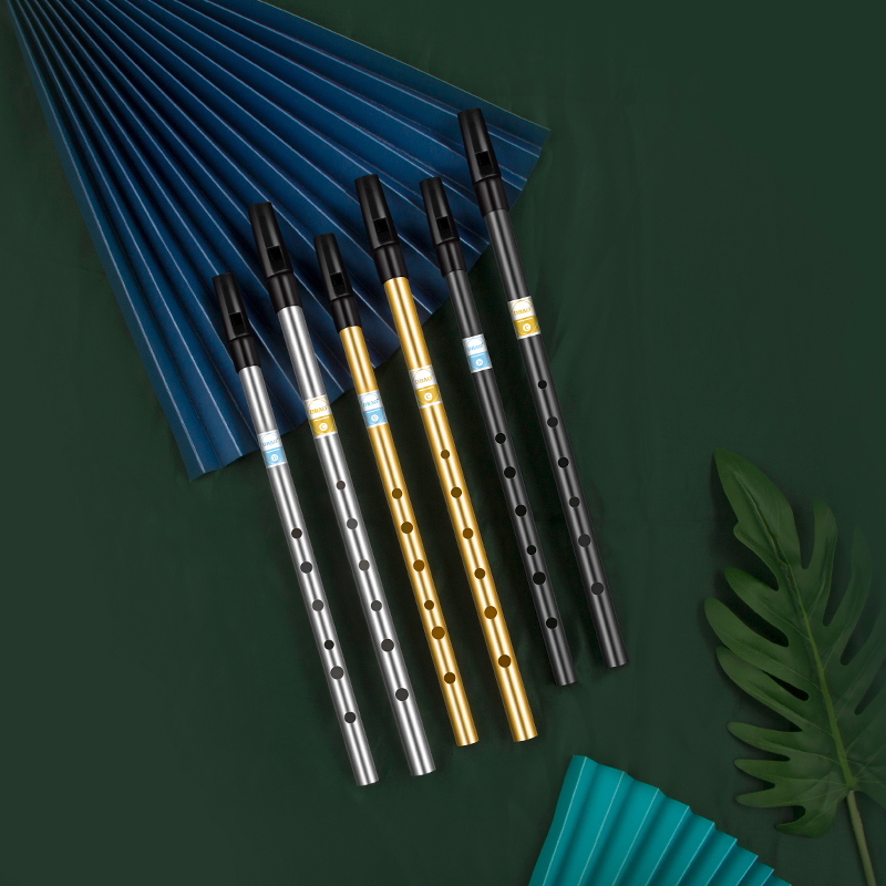Tin Whistle Flute - Irische Pfeifenflöte für Musikinstrumente, C/D-Taste, Flöte