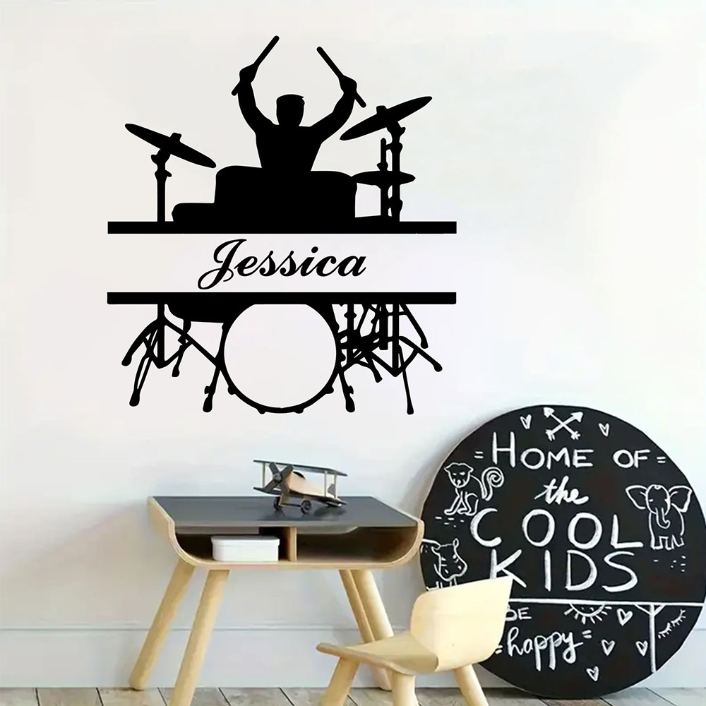 Musical Instruments Names - 1 Stück Cartoon-Musikinstrument mit personalisiertem Namen,