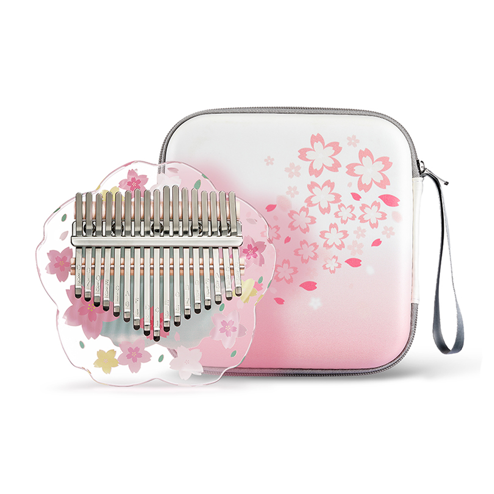 Musical Instrument Names - Hluru kalimba 21 tasten mit fall