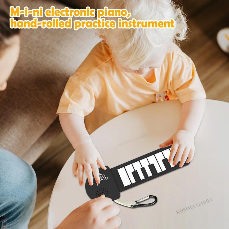 Musical Instruments Names - Aufrollbares Elektronisches Klavier Silikon-Elektroklavier Faltbare Klaviatur