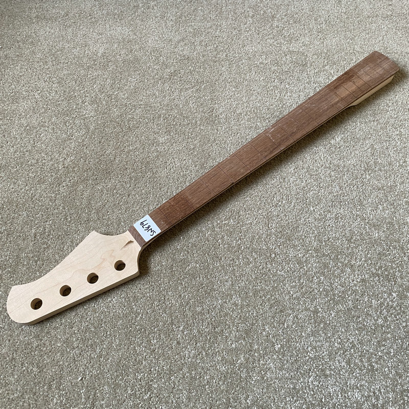 Bass Guitar Fretless - SN879 Unvollendeter Bassgitarrenhals, 4 Saiten, ohne