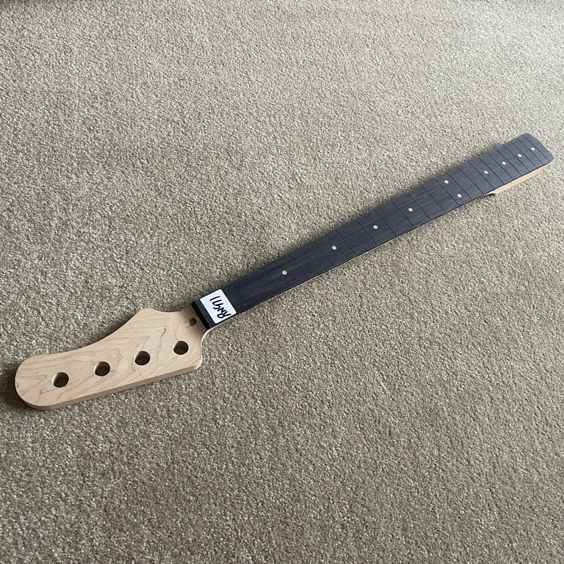 Bass Guitar Fretless - RN971 Sonderanfertigung, unvollendeter Bassgitarrenhals, 4 Saiten,