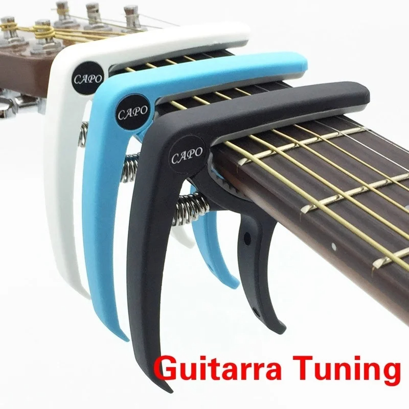 Acoustic Guitar Dreadnought - Kunststoff-Gitarren-Kapodaster für 6-saitige Akustik, klassische E-Gitarre,