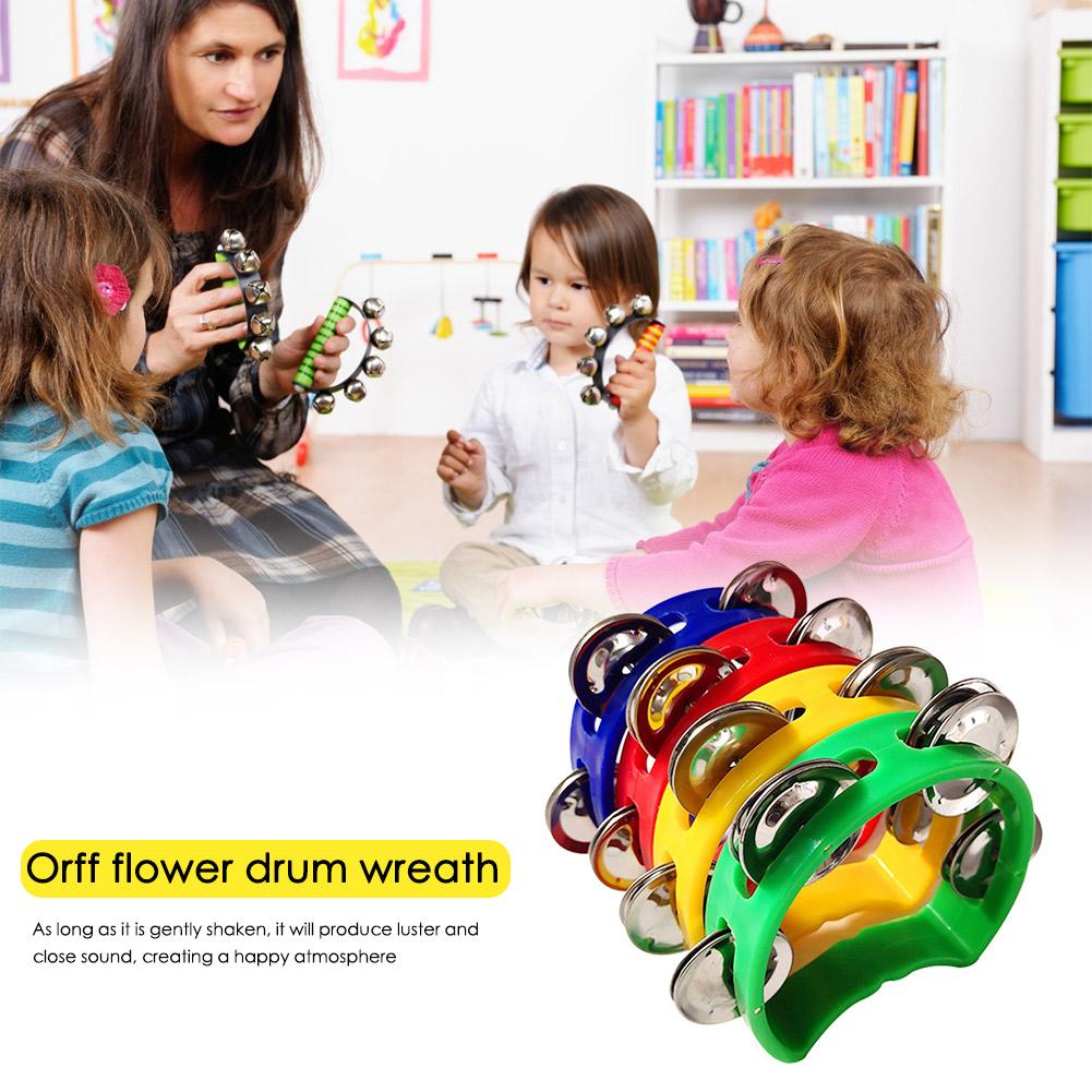 Musical Instrument Tambourine - 4 Stück Tamburin Jingles Rassel Glocke