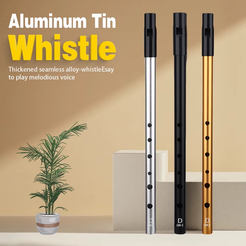 Tin Whistle Flute - 6-Loch C/D Irish Whistle Flöte, 6-Loch