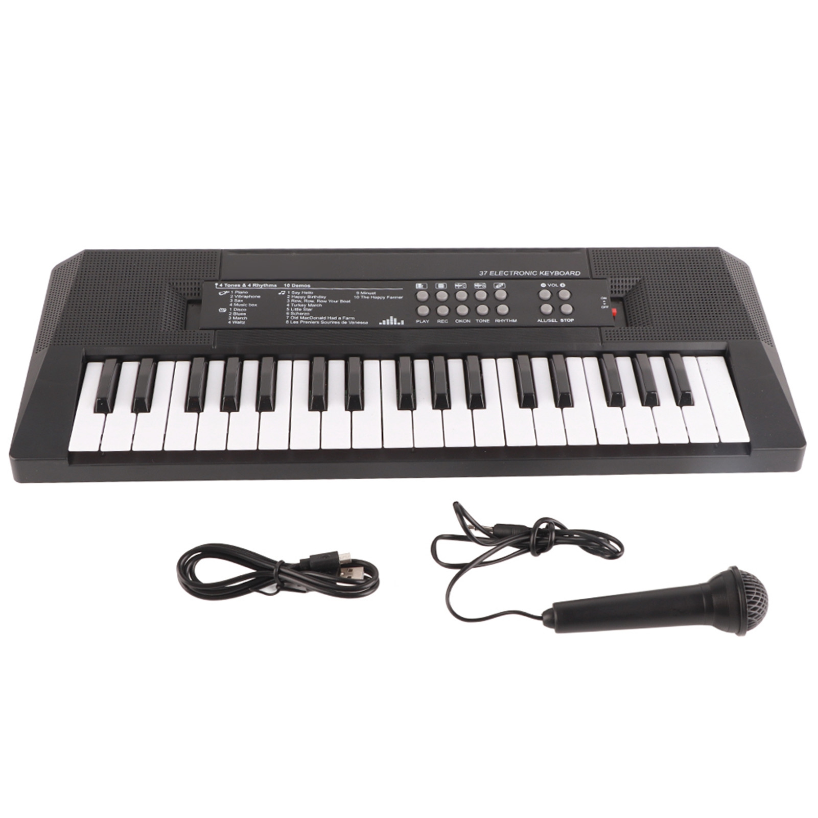 Musical Instruments Names - Elektrisches Keyboard 37-Tasten-Klavier Kinder-Musikinstrument Spielzeug mit