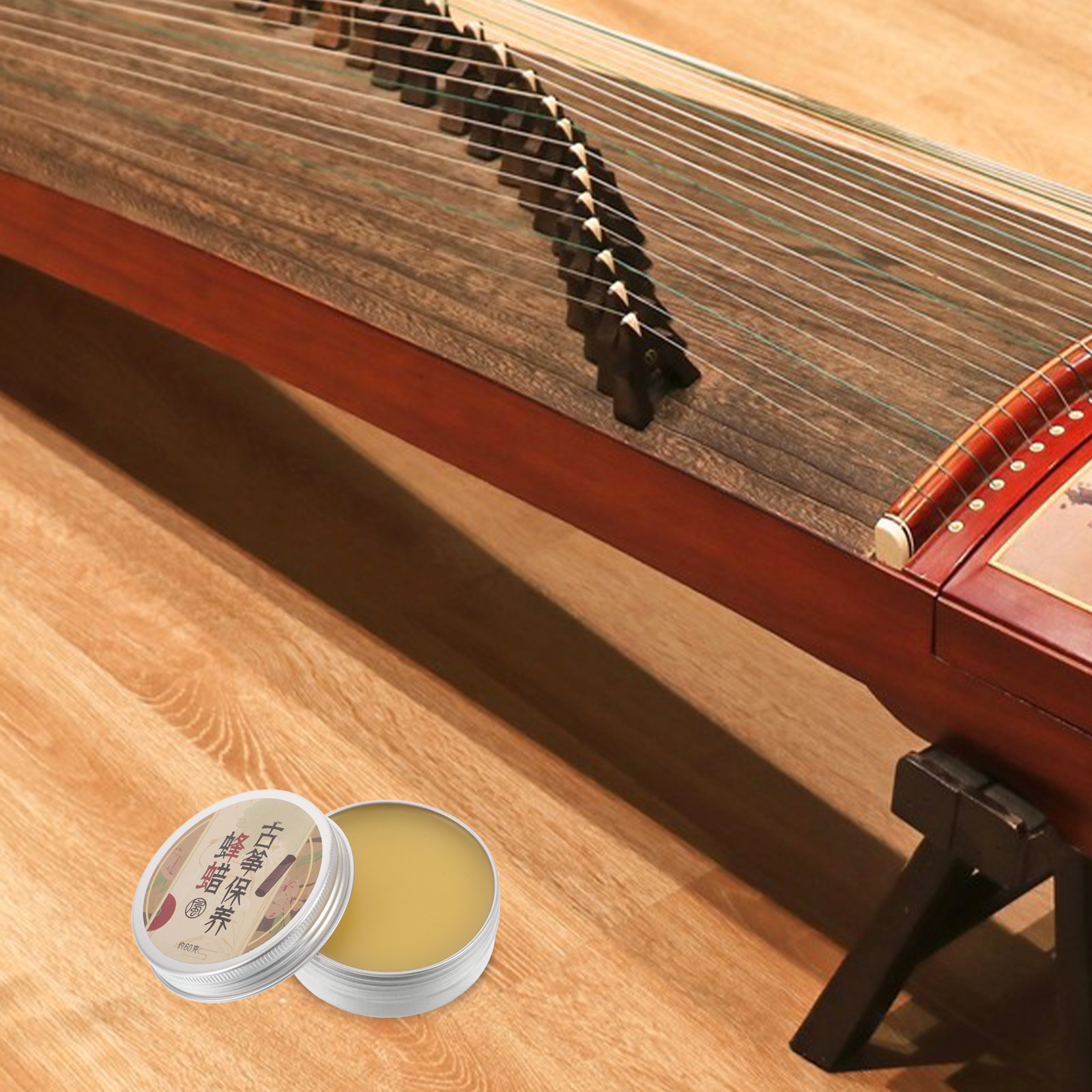 Musical Instrument Zither - Hochleistungs-Bienenwachspolitur für Holzmusikinstrumente Zither Erhu Gitarre