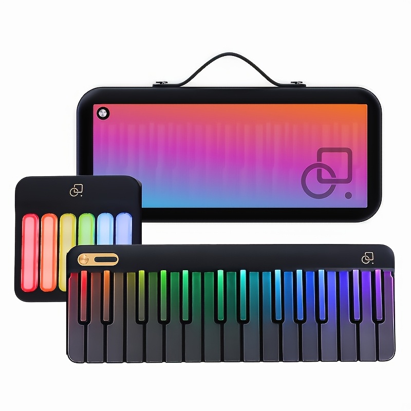 Musical Instruments Names - Stilvolles LED-beleuchtetes PopuPiano Smart Digitalpiano: Abnehmbares,