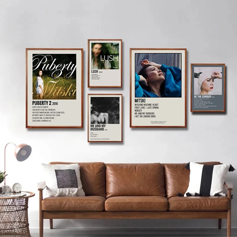 American Pop Singer MITSKI Art – Musical Instrument Painting Bewertung und Preis