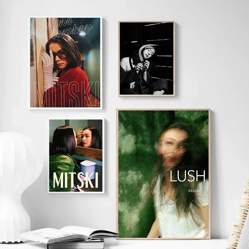 American Pop Singer MITSKI Art – Musical Instrument Painting Bewertung und Preis