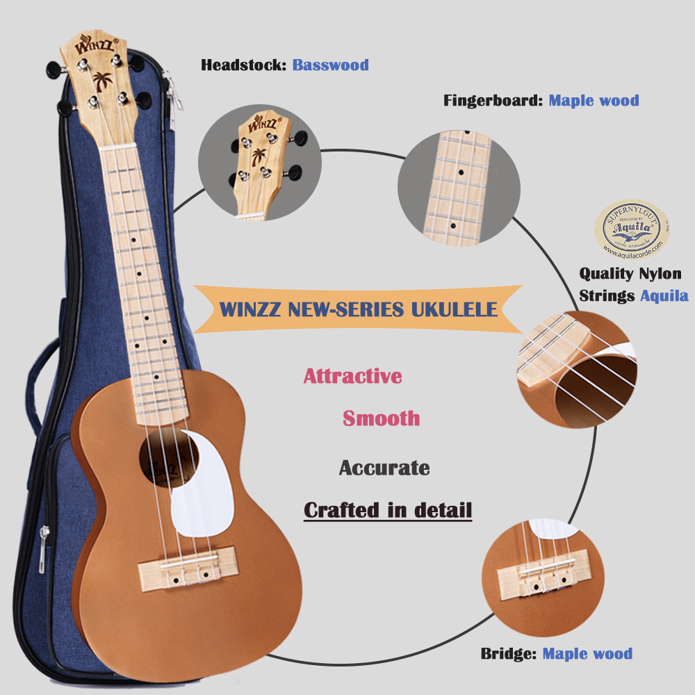21 Zoll Macaron-Farbene Ukulel – Musical Instrument Online Bewertung und Preis
