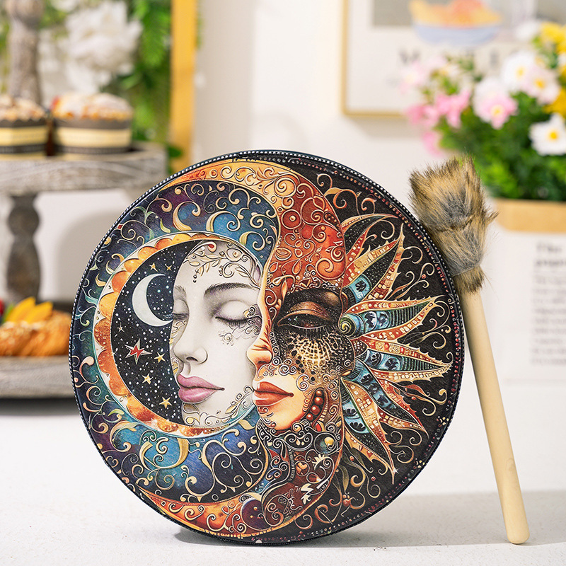 Ägyptische Musiktrommel, schön – Musical Instrument Painting Bewertung und Preis