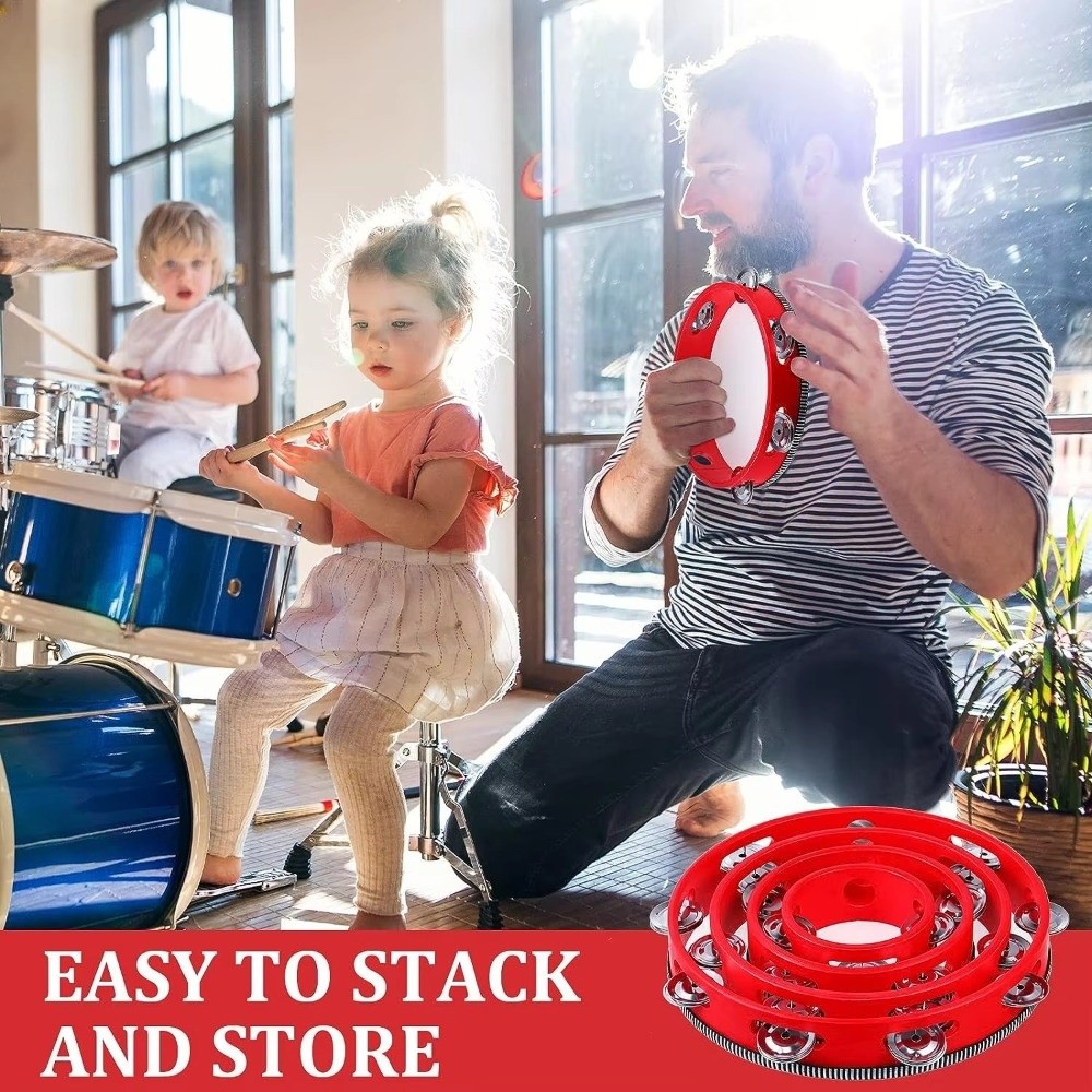 4/6/8/10 Zoll Handtrommel Meta – Musical Instrument Tambourine Bewertung und Preis