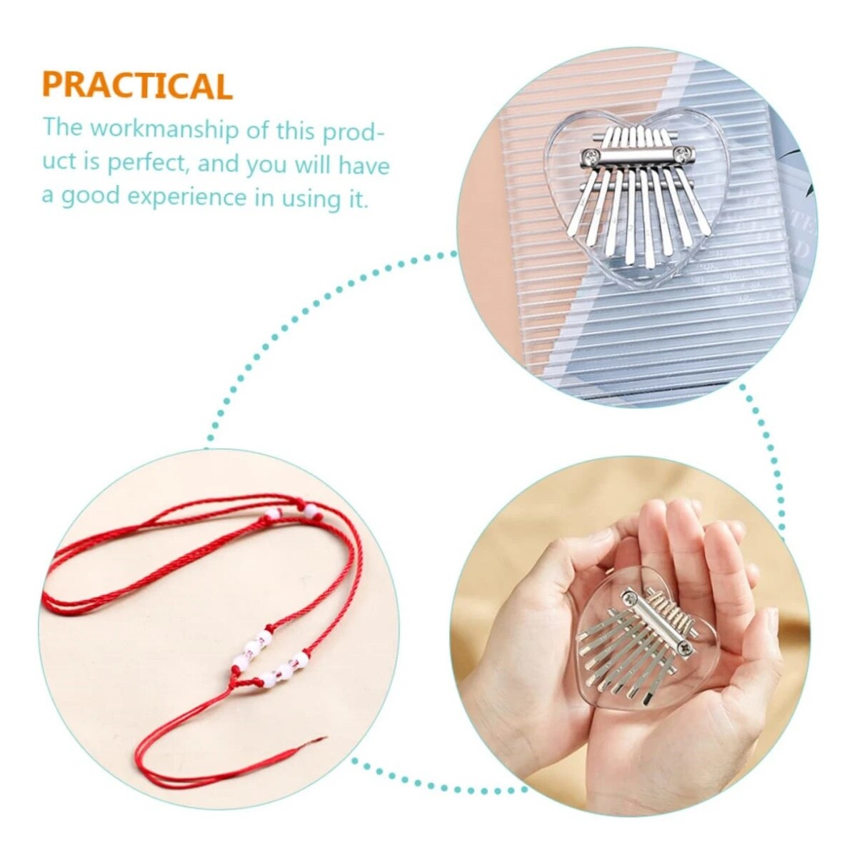 Miwayer 8-Tasten-Mini-Kalimba, – Musical Instrument Names Bewertung und Preis