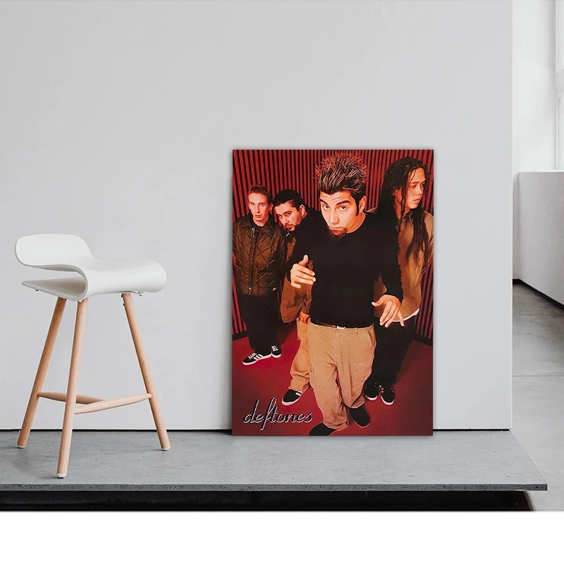 Retro Band Deftones Poster Äst – Musical Instrument Painting Bewertung und Preis