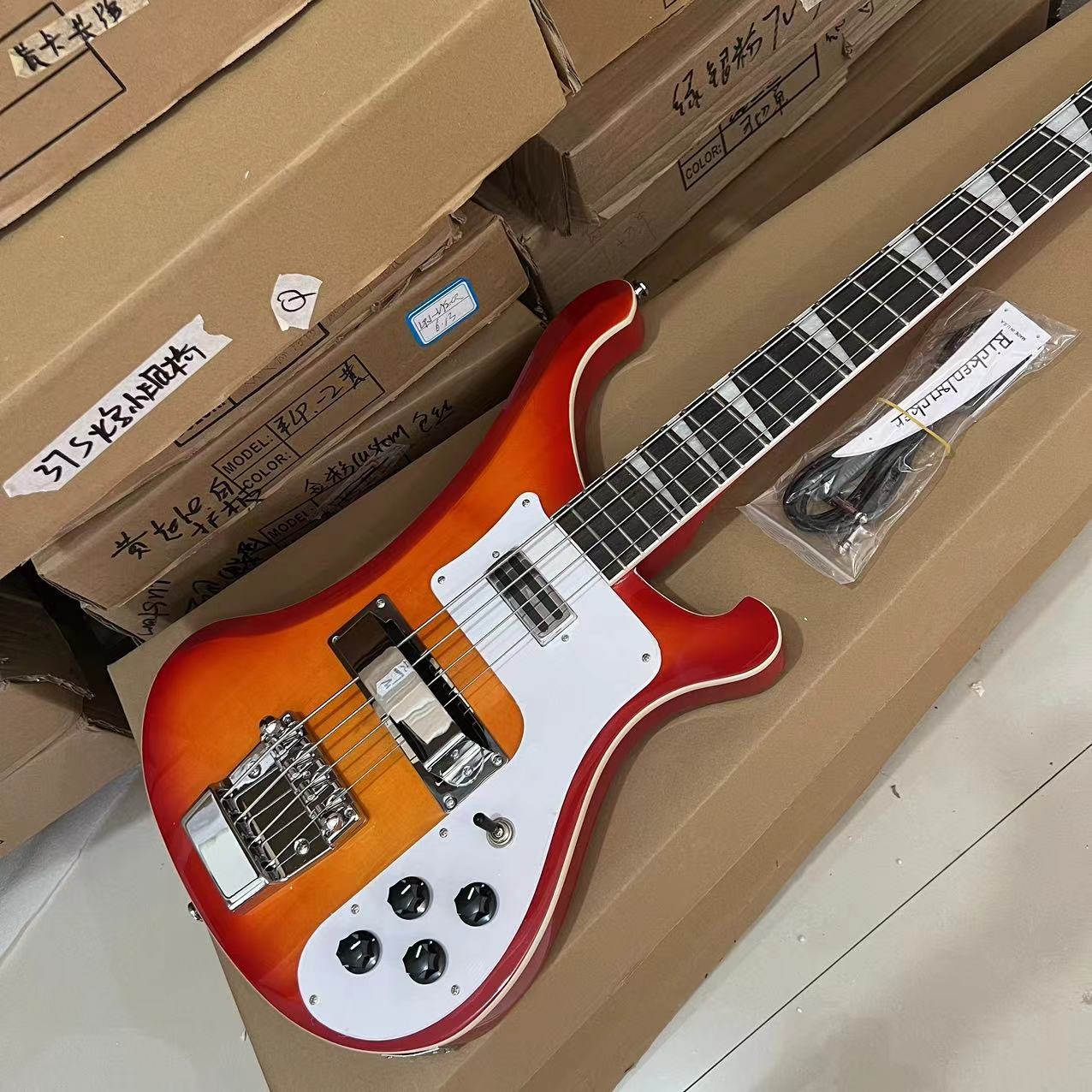 2026 neue Bassgitarre, Cherry  – Bass Guitar Fretless Bewertung und Preis