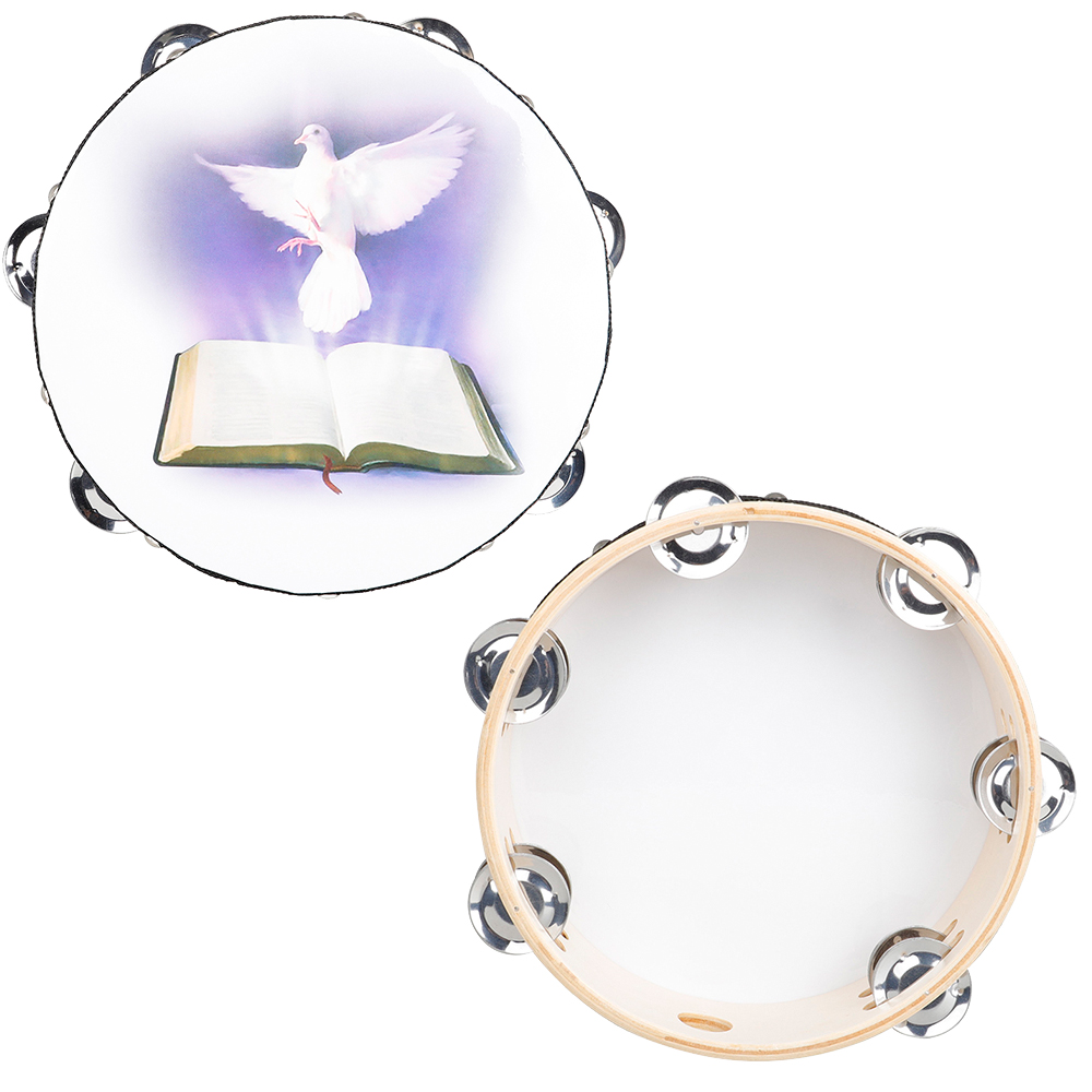 8 Zoll Tamburin Frieden Taube  – Musical Instrument Tambourine Bewertung und Preis