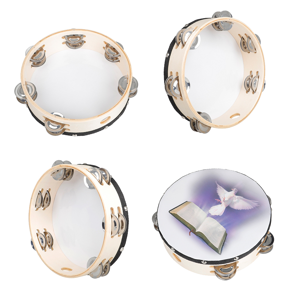 8 Zoll Tamburin Frieden Taube  – Musical Instrument Tambourine Bewertung und Preis