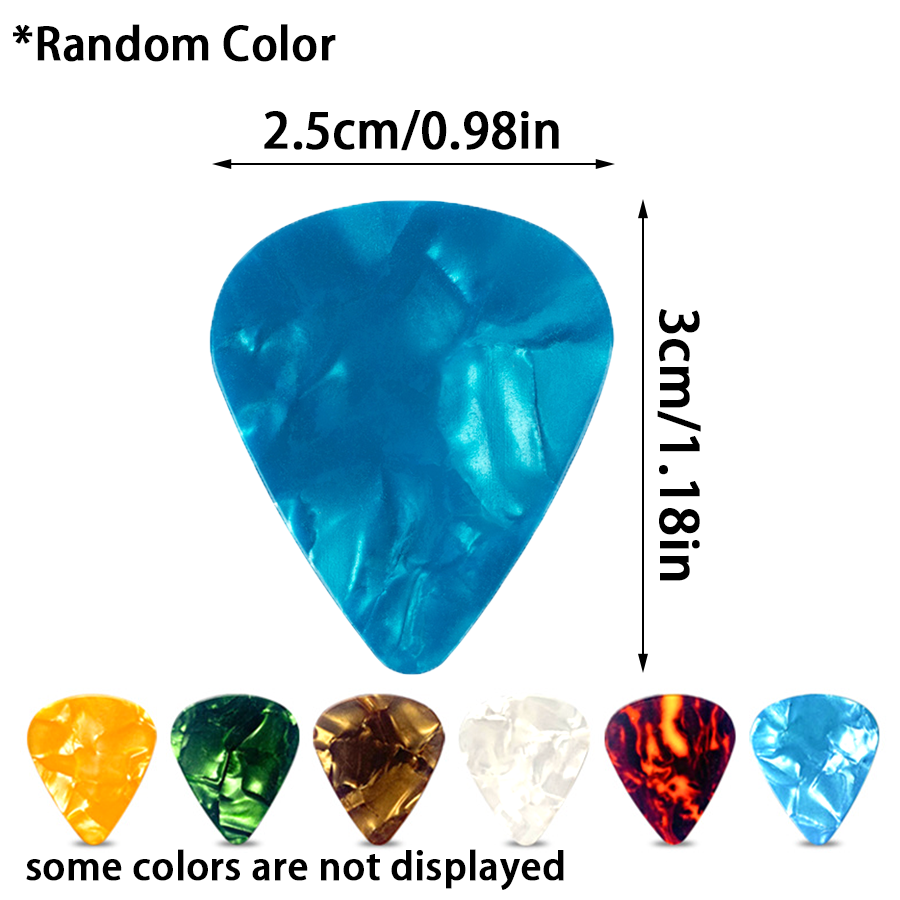 20-50 Stück Celluloid-Gitarren – Musical Instrument Names Bewertung und Preis