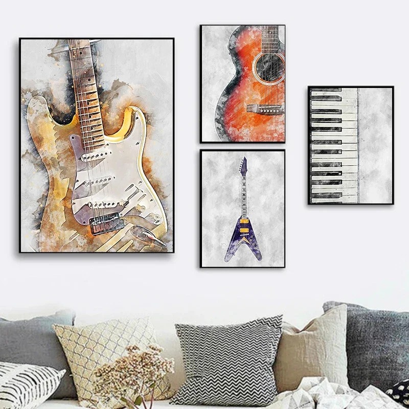 1 Stück rahmenloses Musikinstr – Picture Of Musical Instrument Bewertung und Preis