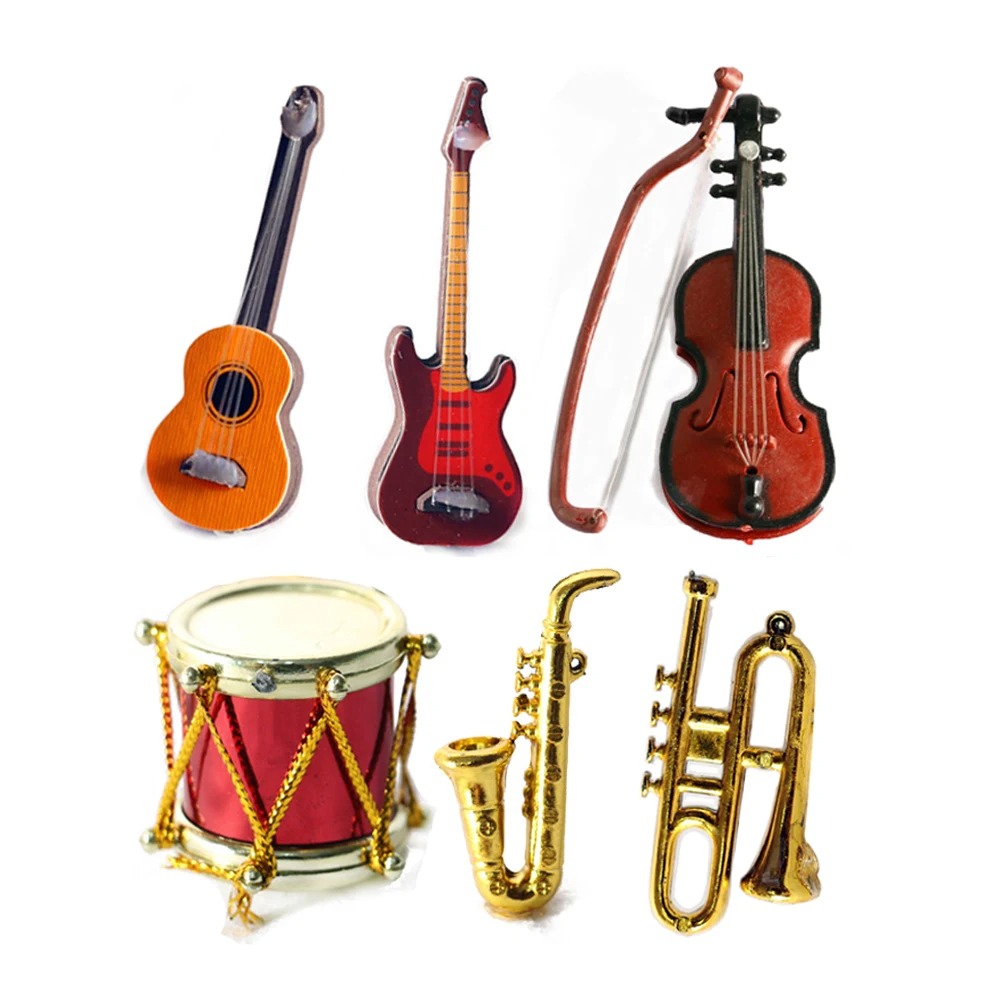 Maßstab 1:12 Puppe Musikinstru – Musical Instrument Names Bewertung und Preis