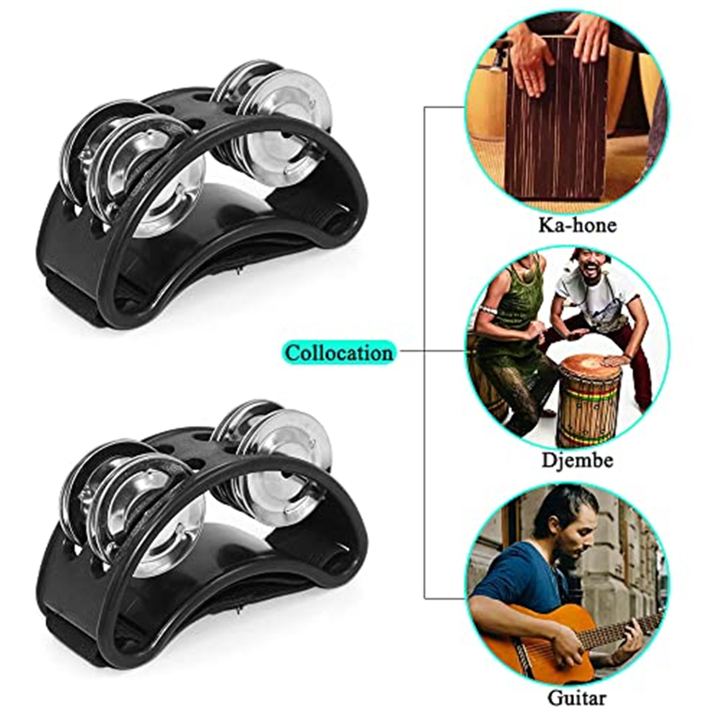 2PC Elliptische Trommel Beglei – Musical Instrument Tambourine Bewertung und Preis