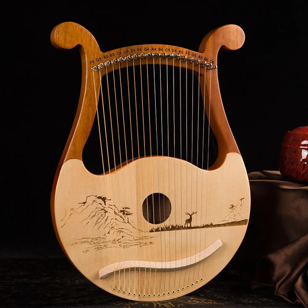 Hochwertiges 19-saitiges Lyra- – Musical Instrument Names Bewertung und Preis