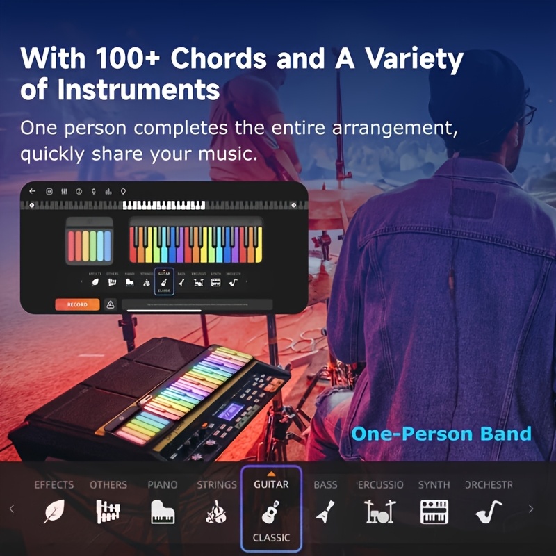 Stilvolles LED-beleuchtetes Po – Musical Instruments Names Bewertung und Preis